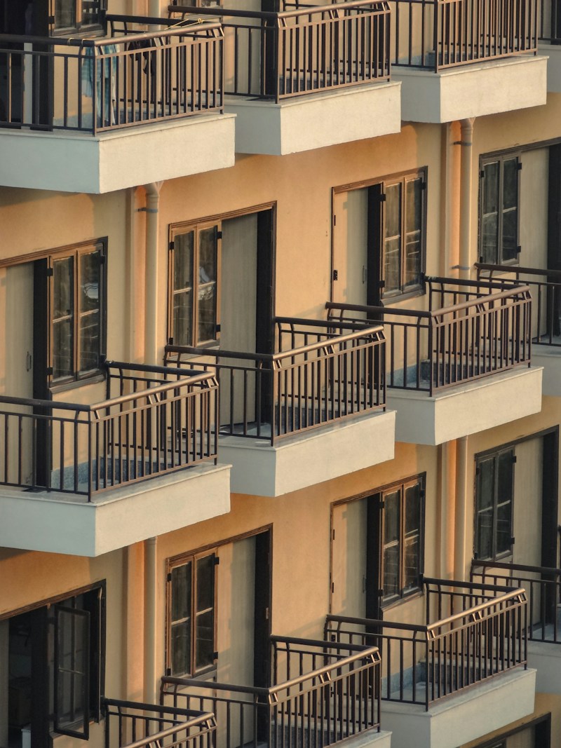 Apartment building exterior