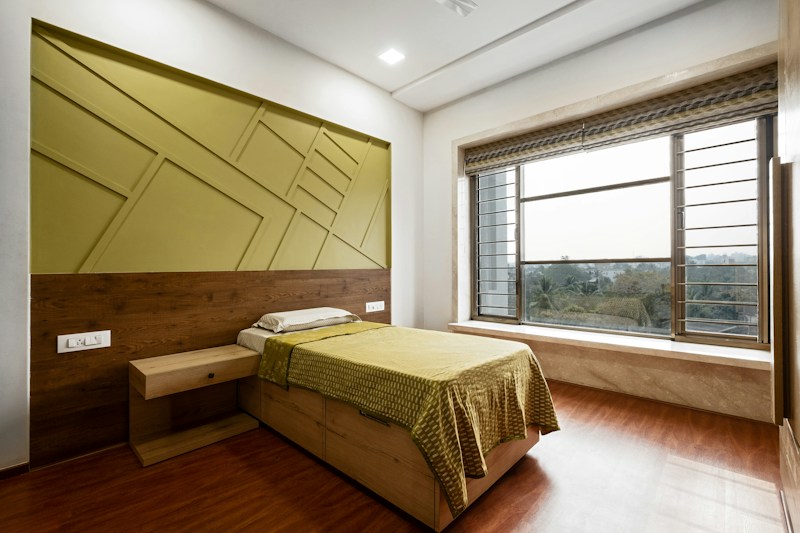 Bedroom with natural light